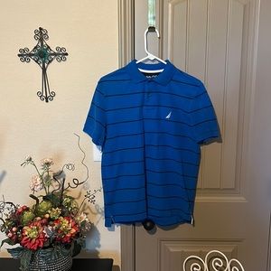 Nautica Small Mens Blue Polo Style Shirt